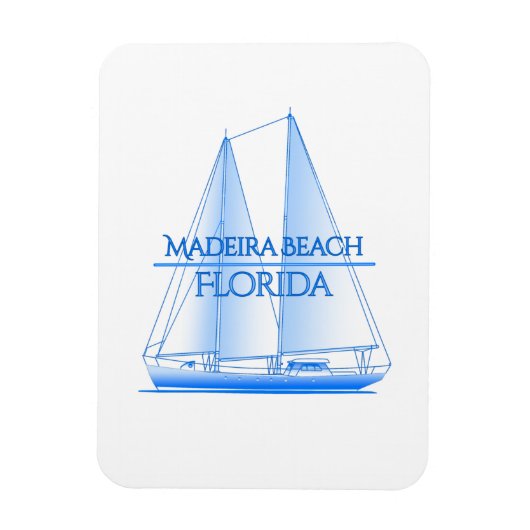 Madeira Beach Coastal Nautical Sailing Sailor Magneet (Verticaal)