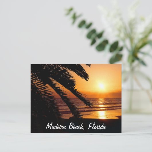 Madeira Beach Florida Briefkaart (Staand voorkant)