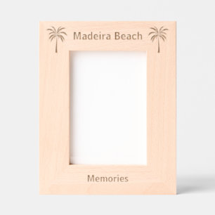 Madeira Beach Florida Laser Gegraveerde Fotolijst Lijstjes