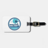 Madeira Beach Florida Palm Tree Vogels Bagagelabel (Voorkant horizontaal)