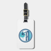 Madeira Beach Florida Palm Tree Vogels Bagagelabel (Voorkant verticaal)