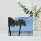 Madeira Beach Palms Briefkaart (Staand voorkant)