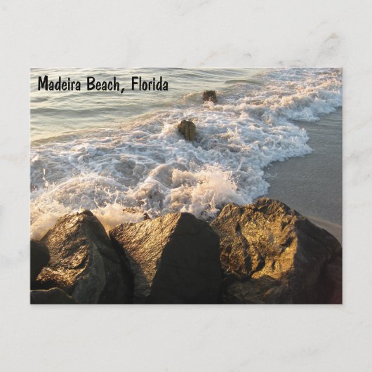 Madeira Beach Shore Briefkaart (Voorkant)