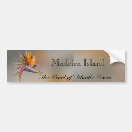Madeira Bumpersticker (Voorkant)