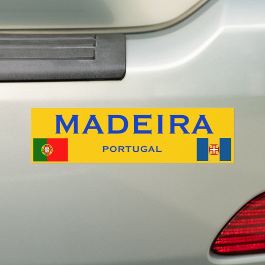 Madeira* Bumpersticker (Op auto)