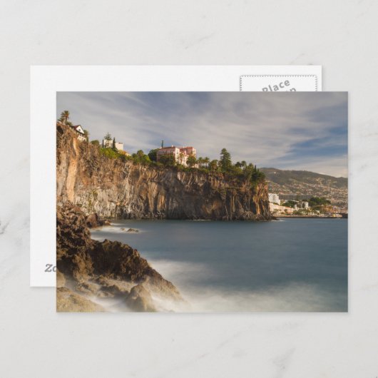 Madeira - Cliffs of Fuchal briefkaart (Voorkant / Achterkant)