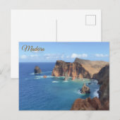 Madeira-eiland Briefkaart (Voorkant / Achterkant)