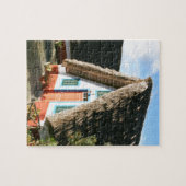 Madeira Eiland foto met Santana's Typische Huizen Legpuzzel (Horizontaal)