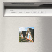 Madeira Eiland foto met Santana's Typische Huizen Magneet (Insitu (Vaatwasser))