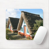 Madeira Eiland foto met Santana's Typische Huizen Muismat (Met muis)