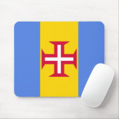 Madeira-eilanden Vlag Mousepad Muismat (Met muis)