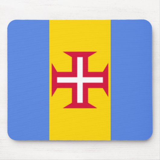 Madeira-eilanden Vlag Mousepad Muismat (Voorkant)