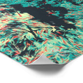 Madeira eilandvegetatie illustratie Portugal Poster (Hoek)