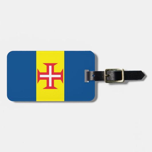 Madeira Flag Bagagelabel (Voorkant horizontaal)