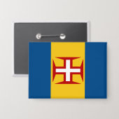 Madeira Flag Button (Voorkant / Achterkant)
