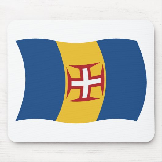 Madeira Flag Mousepad Muismat (Voorkant)