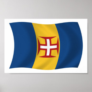 Madeira Flag Poster Print