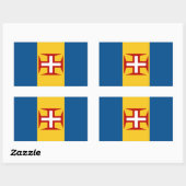 Madeira Flag Rechthoekige Sticker (Vel)