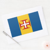 Madeira Flag Rechthoekige Sticker (Envelop)