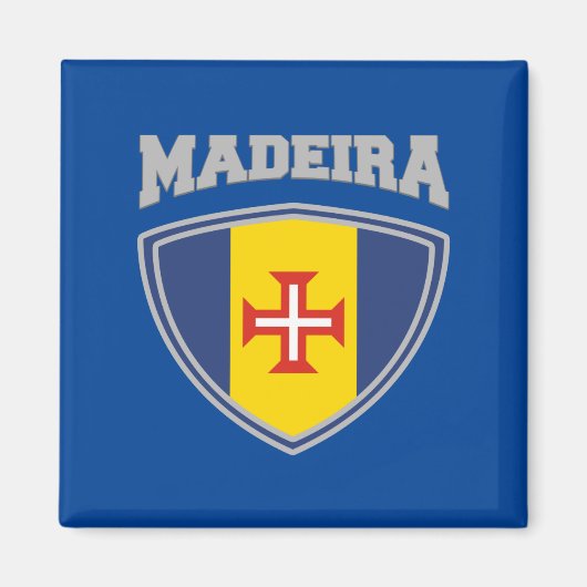 Madeira Flag Shield Magneet (Voorkant)