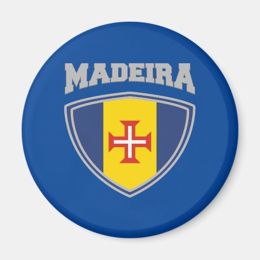 Madeira Flag Shield Magneet (Voorkant)