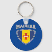 Madeira Flag Shield Sleutelhanger (Voorkant)