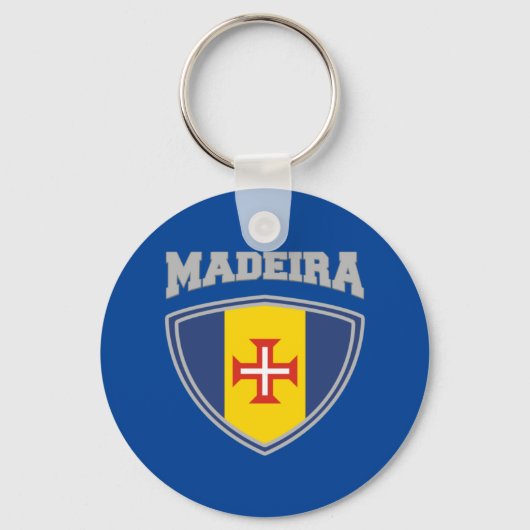 Madeira Flag Shield Sleutelhanger (Voorkant)