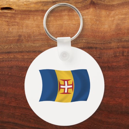 Madeira Flag Sleutelhanger (Voorkant)