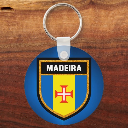 Madeira Flag Sleutelhanger (Voorkant)