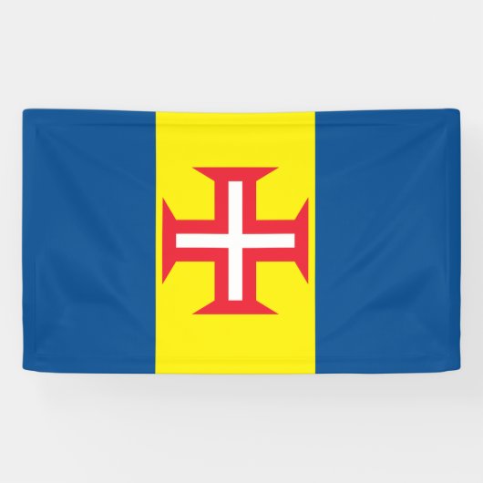 Madeira Flag Spandoek (Horizontaal)