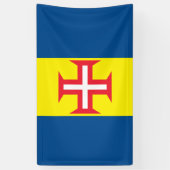 Madeira Flag Spandoek (Verticaal)