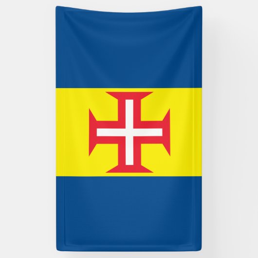 Madeira Flag Spandoek (Verticaal)