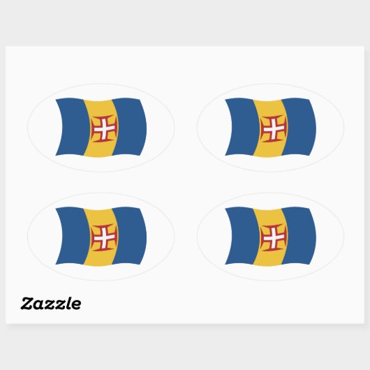 Madeira Flag Sticker (Vel)