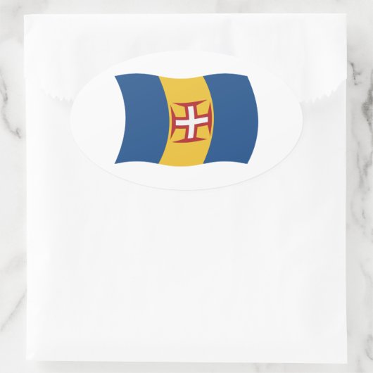 Madeira Flag Sticker (Tas)