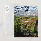 Madeira Funchal Botanical Garden Souvenir Briefkaart (Voorkant / Achterkant)