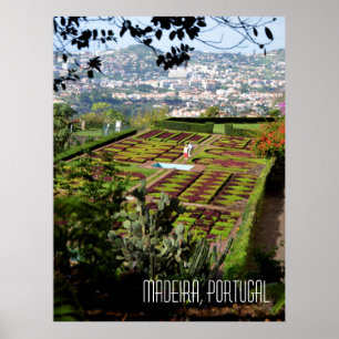 Madeira Funchal Botanische Tuin Portugal Poster