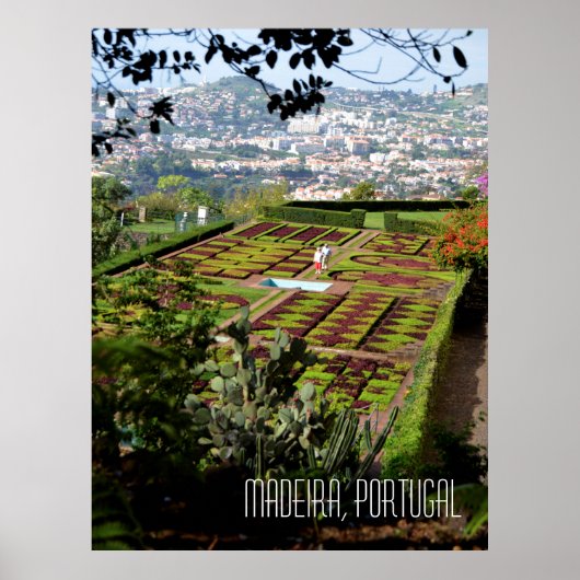 Madeira Funchal Botanische Tuin Portugal Poster (Voorkant)