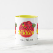 Madeira Hibiscus Bloemeneiland Portugal Souvenir Mok (Midden)