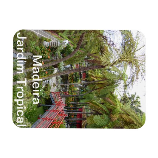 Madeira - Jardim Tropical Magneet (Horizontaal)
