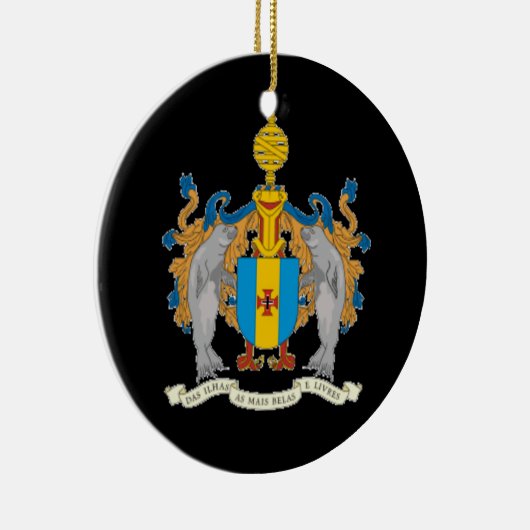 Madeira kerstversiering keramisch ornament (Rechts)