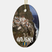 Madeira kerstversiering keramisch ornament (Links)