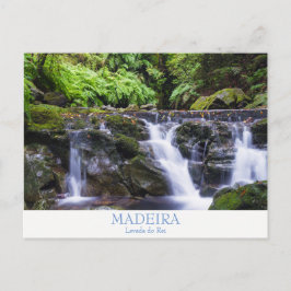 Madeira - Levada do Rei briefkaart met tekst
