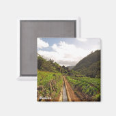 Madeira magneet - Levada do Caniçal (Voorkant / Achterkant)