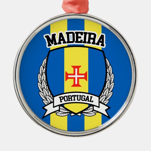 Madeira Metalen Ornament (Voorkant)
