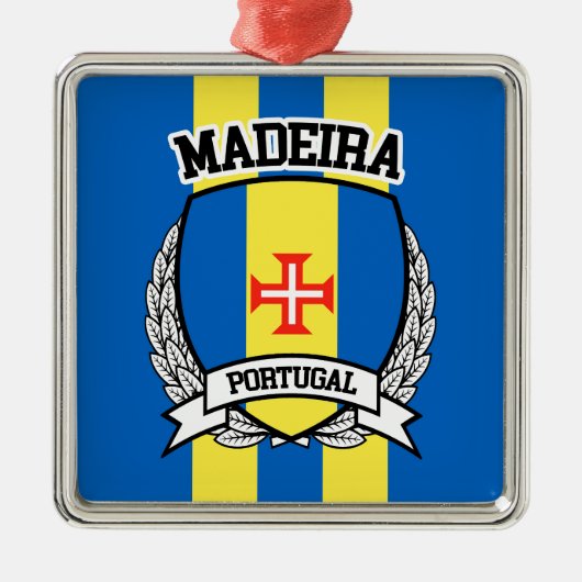 Madeira Metalen Ornament (Voorkant)