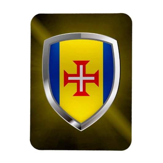 Madeira Metallic Emblem Magneet (Verticaal)