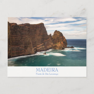 Madeira - Ponta de Sao Lourenco briefkaart met tek