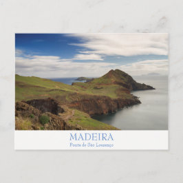 Madeira - Ponta de Sao Lourenco briefkaart met tek