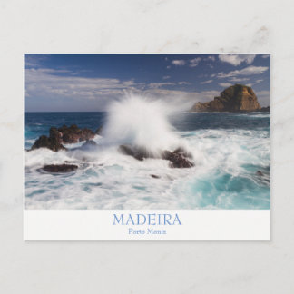 Madeira - Porto Moniz briefkaart met tekst