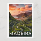 Madeira Portugal Briefkaart (Voorkant)